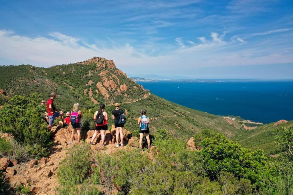 Dans Un Cadre D'Exception, Vue Mer Panoramique A Agay Cote D'Azur, Village Vacances Cap Esterel, T2 Avec Jardin, Golf, Climatisation, Wifi, 5 Piscines Сен-Рафаэль Экстерьер фото