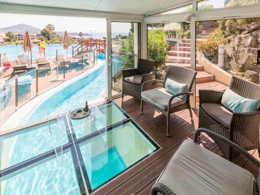Dans Un Cadre D'Exception, Vue Mer Panoramique A Agay Cote D'Azur, Village Vacances Cap Esterel, T2 Avec Jardin, Golf, Climatisation, Wifi, 5 Piscines Сен-Рафаэль Экстерьер фото