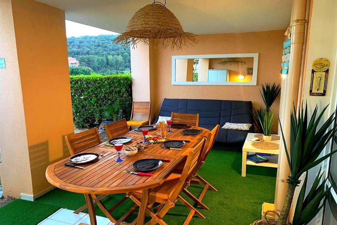 Dans Un Cadre D'Exception, Vue Mer Panoramique A Agay Cote D'Azur, Village Vacances Cap Esterel, T2 Avec Jardin, Golf, Climatisation, Wifi, 5 Piscines Сен-Рафаэль Экстерьер фото