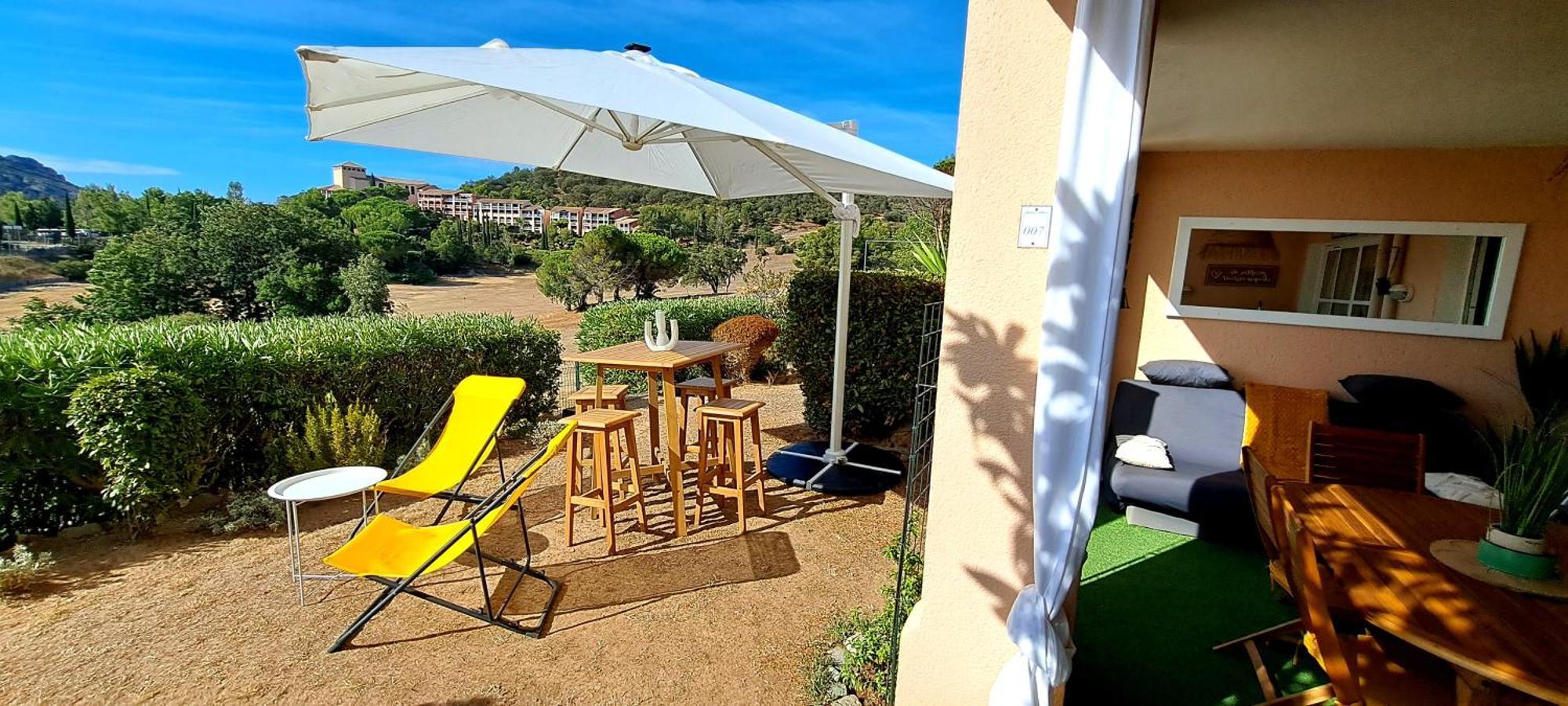 Dans Un Cadre D'Exception, Vue Mer Panoramique A Agay Cote D'Azur, Village Vacances Cap Esterel, T2 Avec Jardin, Golf, Climatisation, Wifi, 5 Piscines Сен-Рафаэль Экстерьер фото