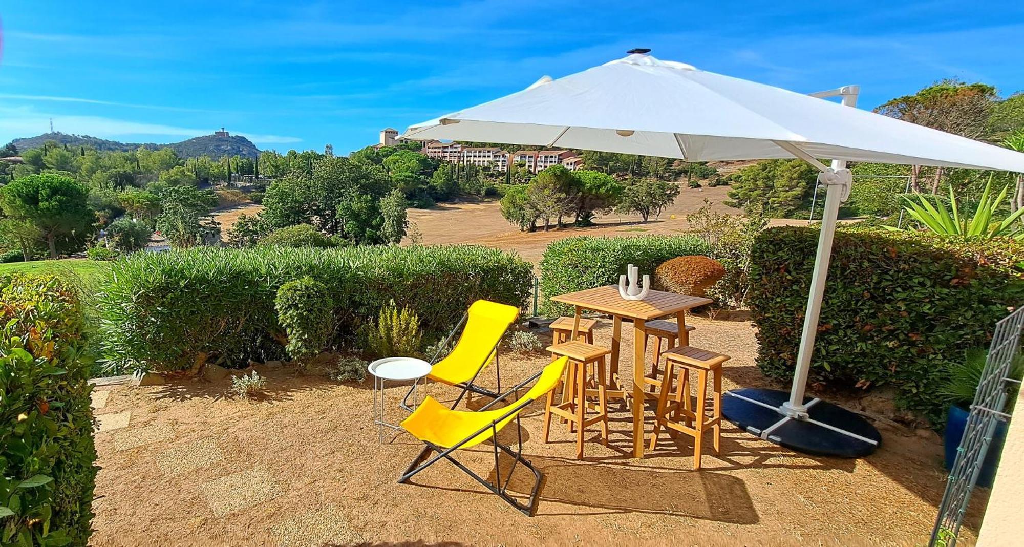 Dans Un Cadre D'Exception, Vue Mer Panoramique A Agay Cote D'Azur, Village Vacances Cap Esterel, T2 Avec Jardin, Golf, Climatisation, Wifi, 5 Piscines Сен-Рафаэль Экстерьер фото